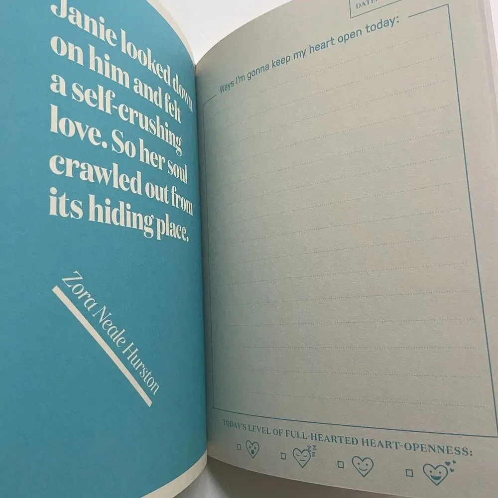 2PCS Guided Journal: I’m Gonna Keep My Heart Open & I’m Perfectly Imperfect